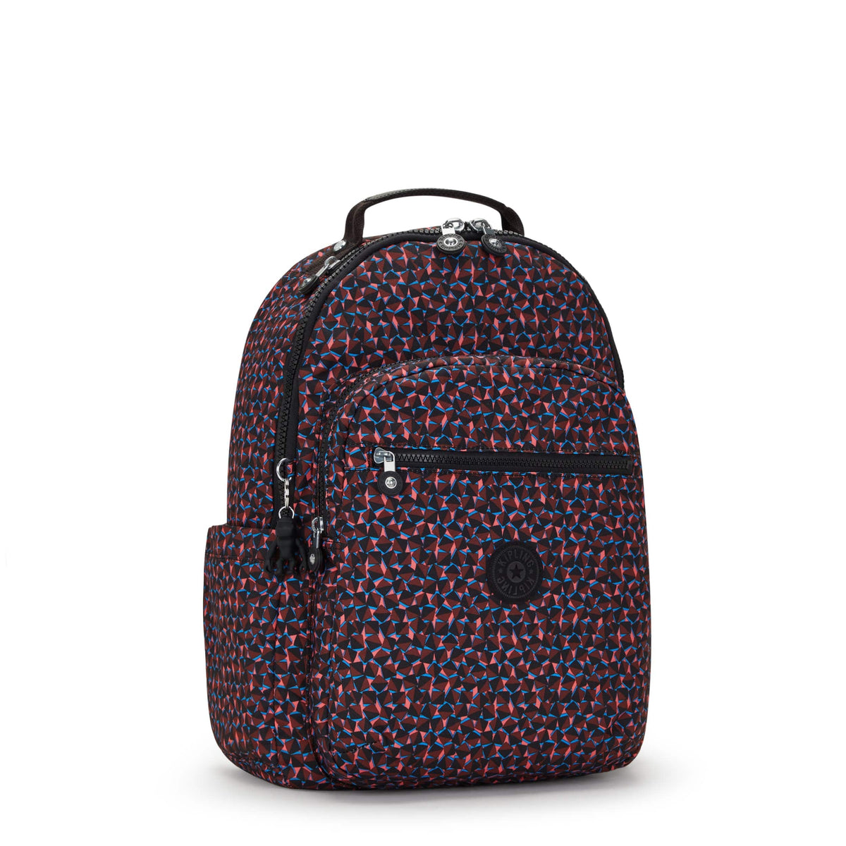 Kipling-Seoul-Large Backpack-Happy Squares-I6269-B3X