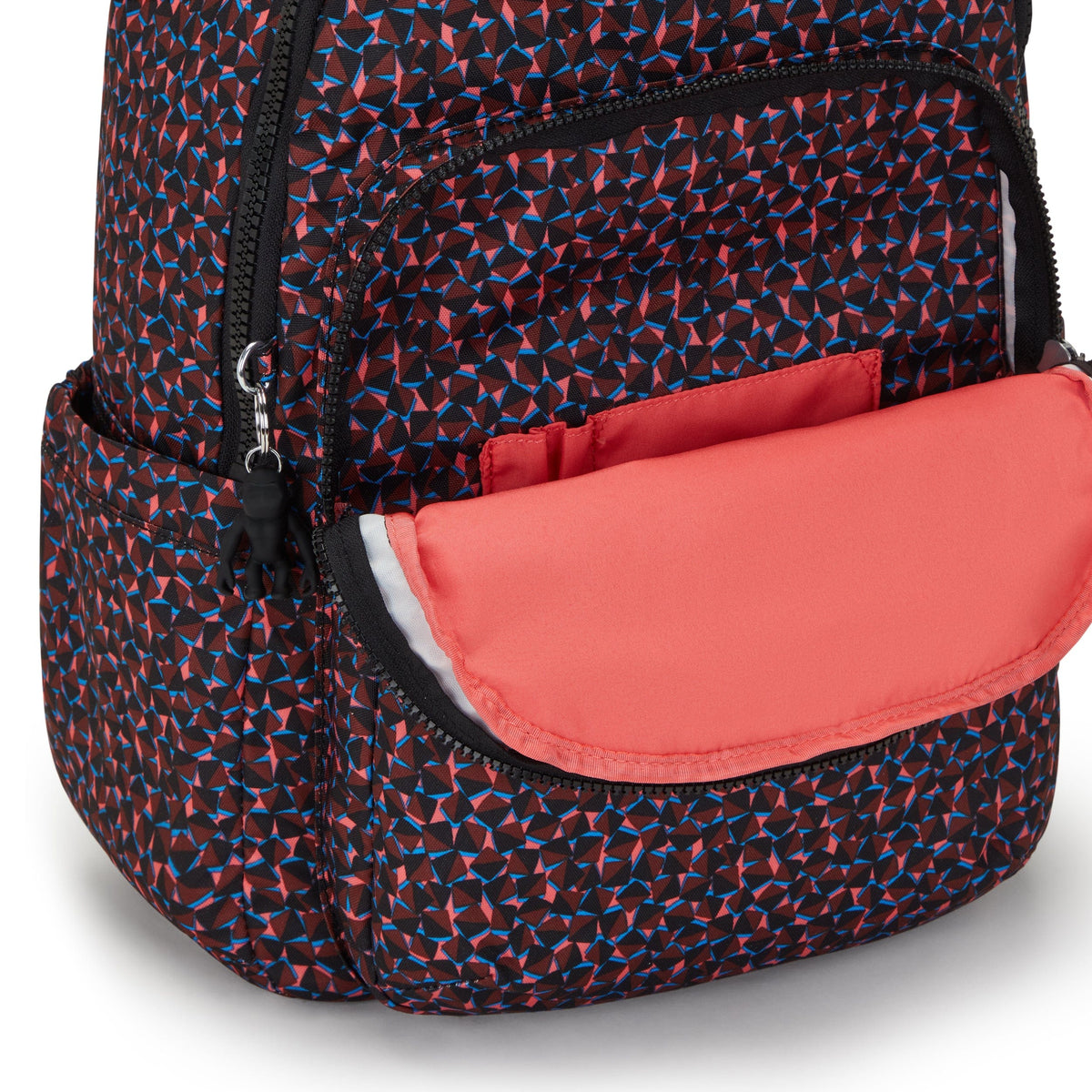 Kipling-Seoul-Large Backpack-Happy Squares-I6269-B3X
