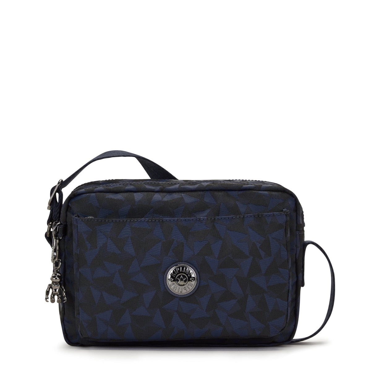 KIPLING-Abanu M-Medium Crossbody-Endless Navy Jacquard-I6575-3QA