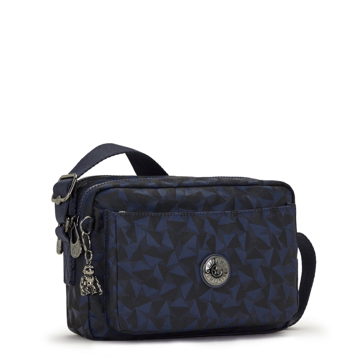 Kipling-Abanu M-Medium Crossbody-Endless Navy Jacquard-I6575-3Qa
