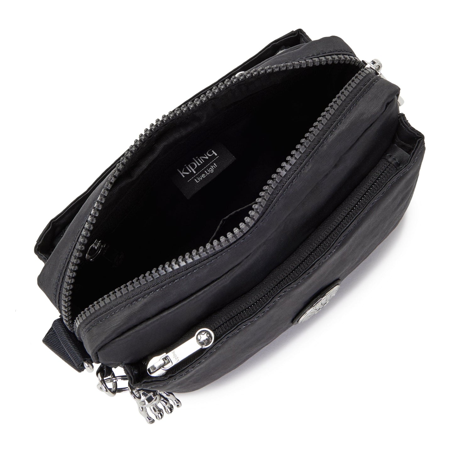 Kipling-Abanu-Small Crossbody-Nocturnal Satin-I6770-8Ea