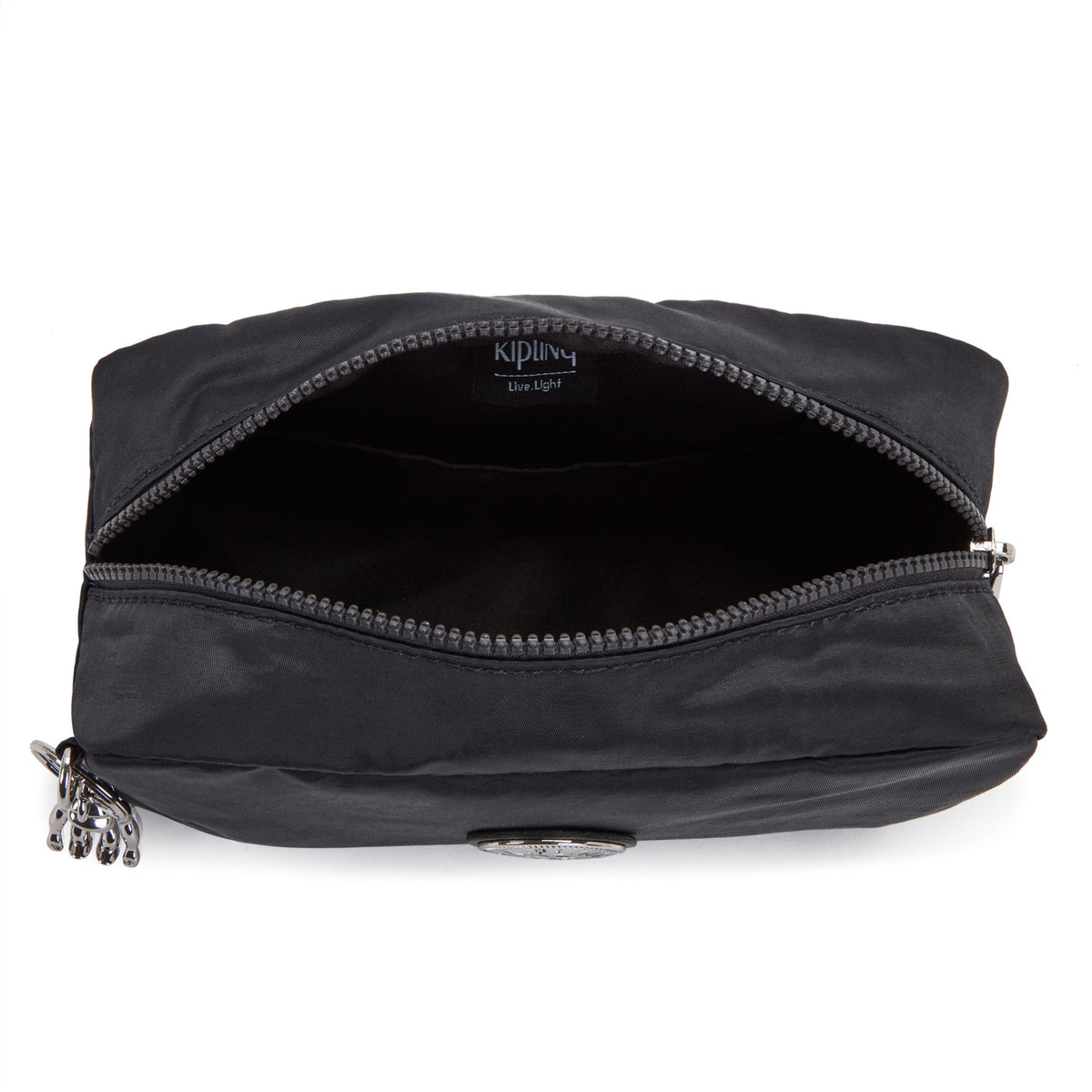 Kipling-Gleam-Medium Pouch-Nocturnal Satin-I7003-8Ea