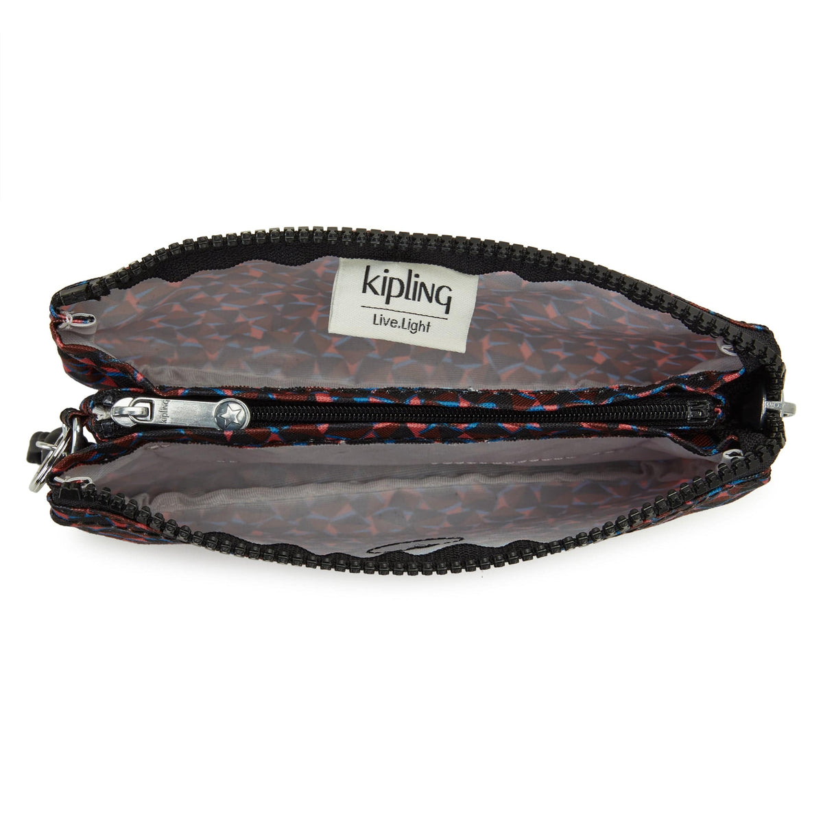 Kipling-Creativity L-Large Purse-Happy Squares-I7410-B3X