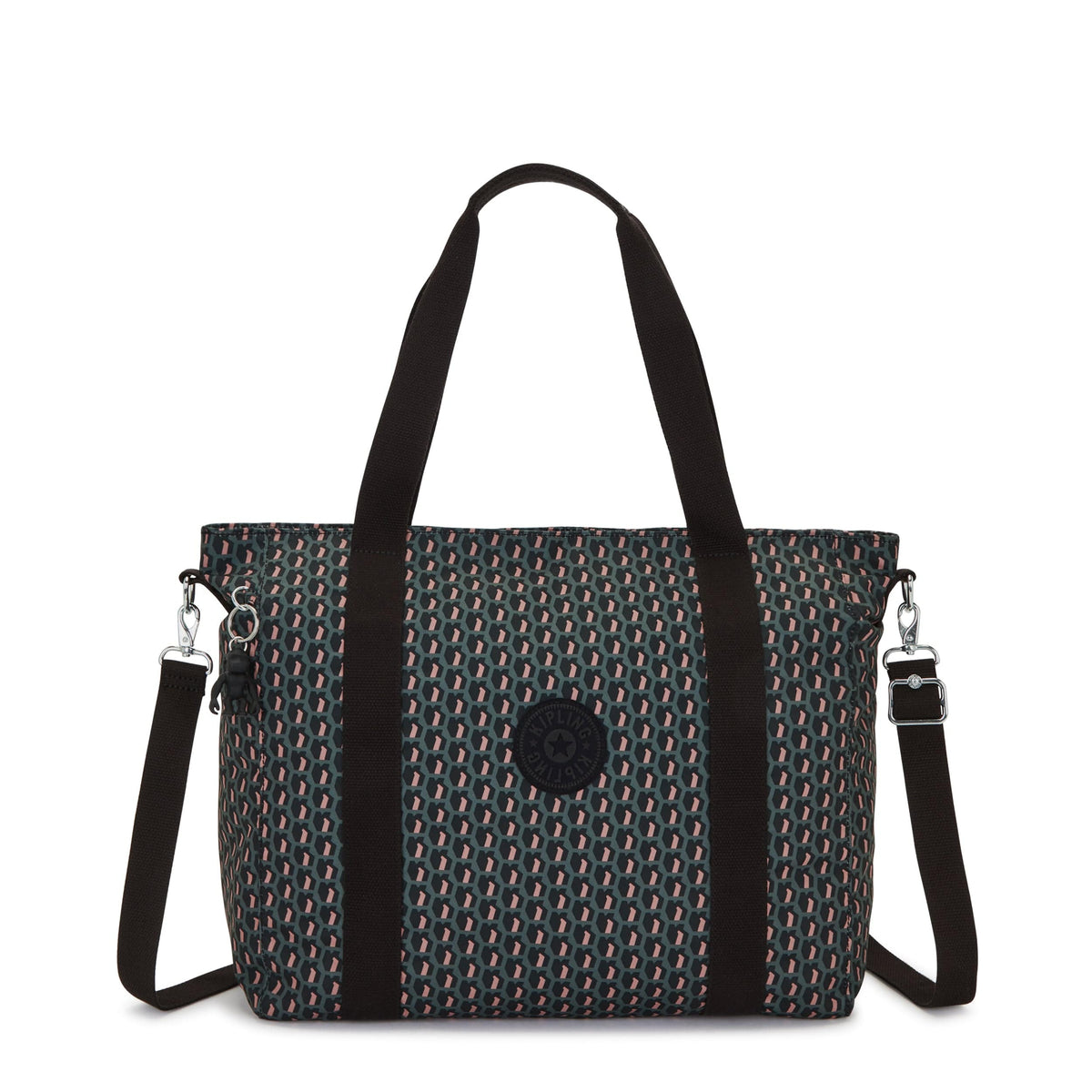 KIPLING-Asseni-Large Tote (With Removable Shoulderstrap)-3D K Pink-I7417-E1A