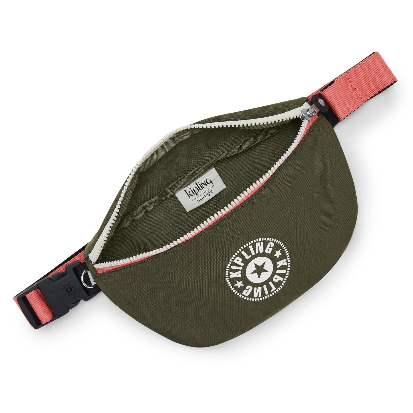 Kipling-Fresh Lite-Small Waistbag-Strong Moss Ce-I7465-2Fu