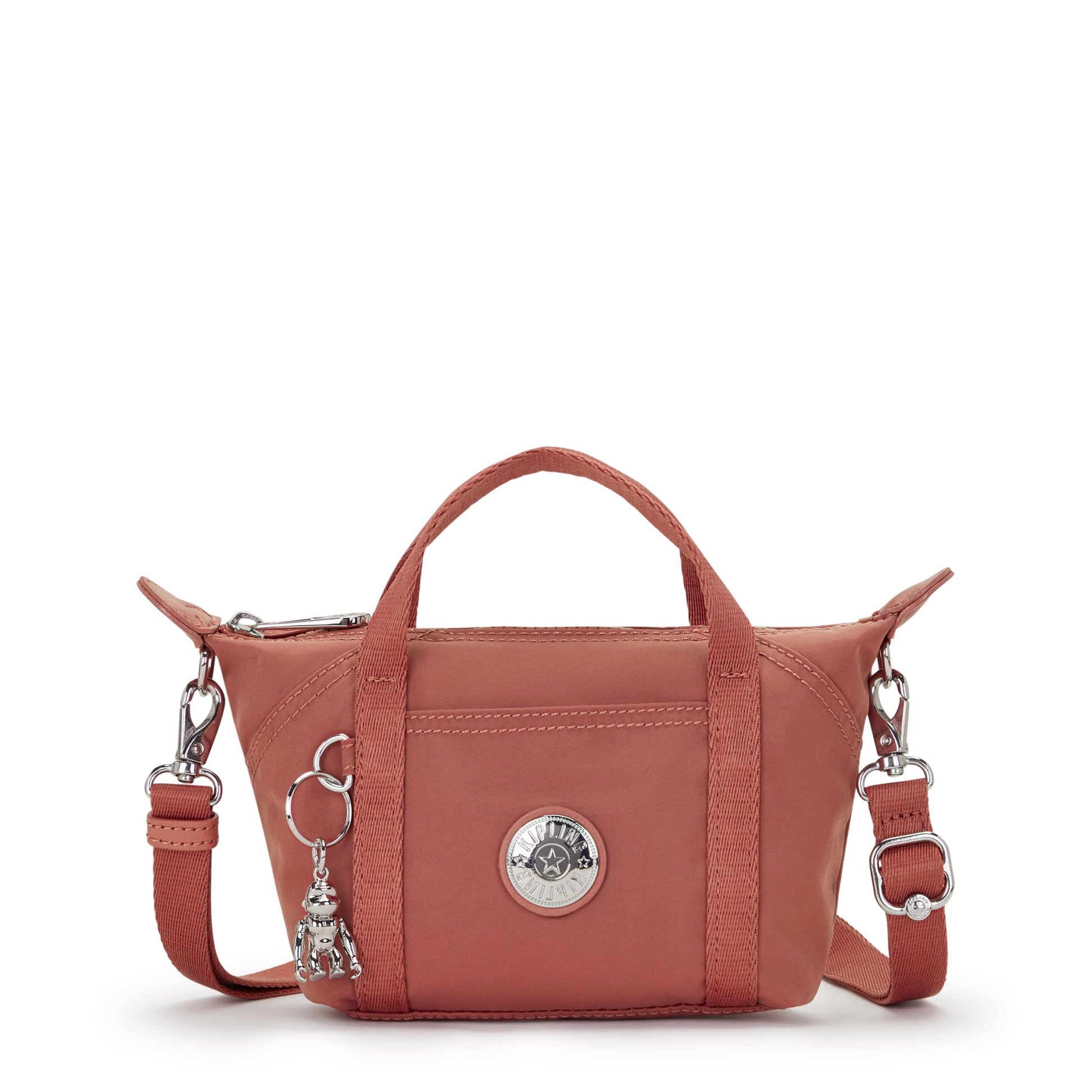KIPLING-Art Compact-Small Crossbody (With Removable Shoulderstrap)-Grand Rose-I7492-5FB