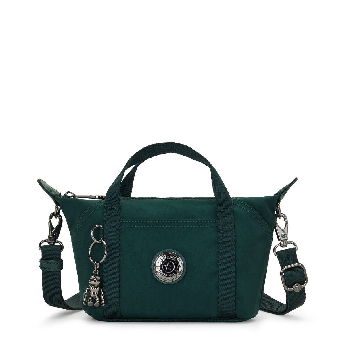 KIPLING-Art Compact-Small Crossbody (With Removable Shoulderstrap)-Deepest Emerald-I7492-PD3