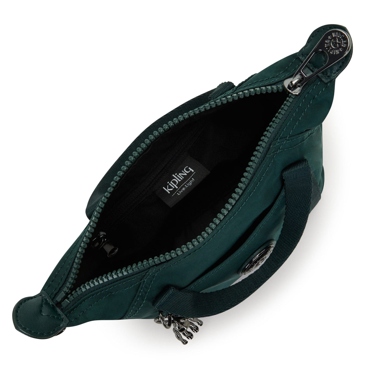 Kipling-Art Compact-Small Crossbody (With Removable Shoulderstrap)-Deepest Emerald-I7492-Pd3