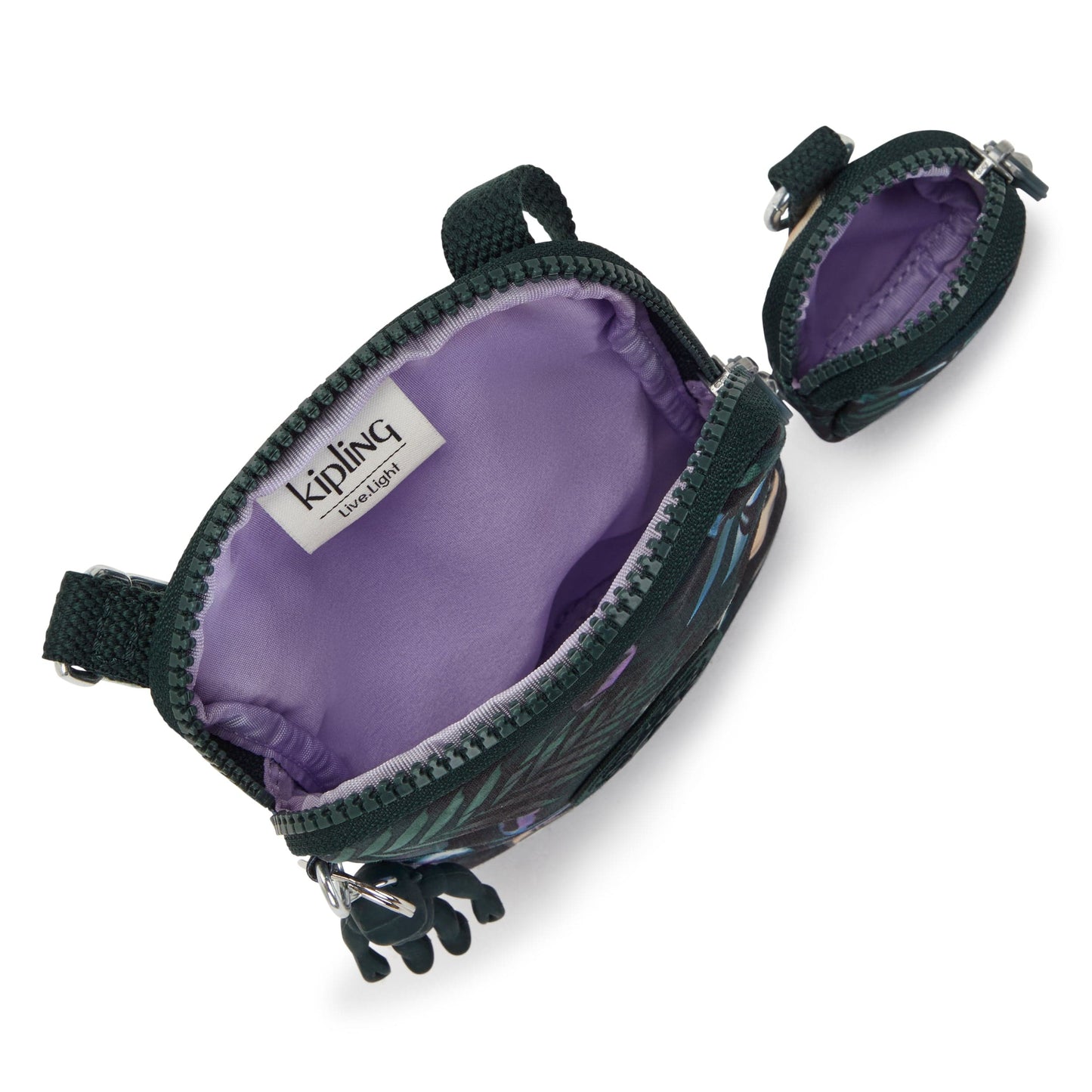 Kipling-Elvin-Phone Bag (With Extra Pouch)-Moonlit Forest-I7518-K9T
