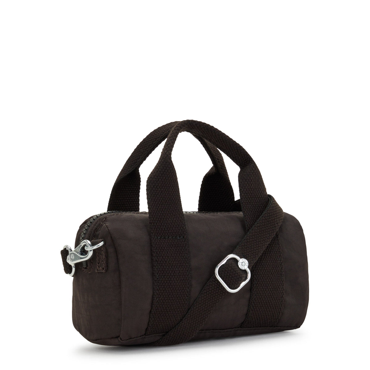 Kipling-Bina Mini-Small Handbag (With Detatchable Straps)-Nostalgic Brown-I7614-G1R