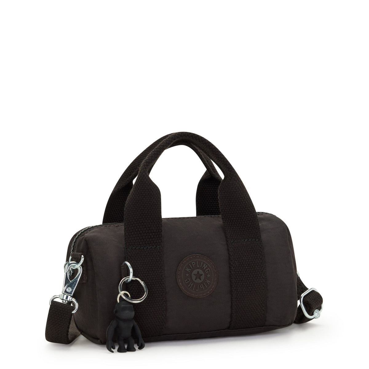 Kipling-Bina Mini-Small Handbag (With Detatchable Straps)-Nostalgic Brown-I7614-G1R