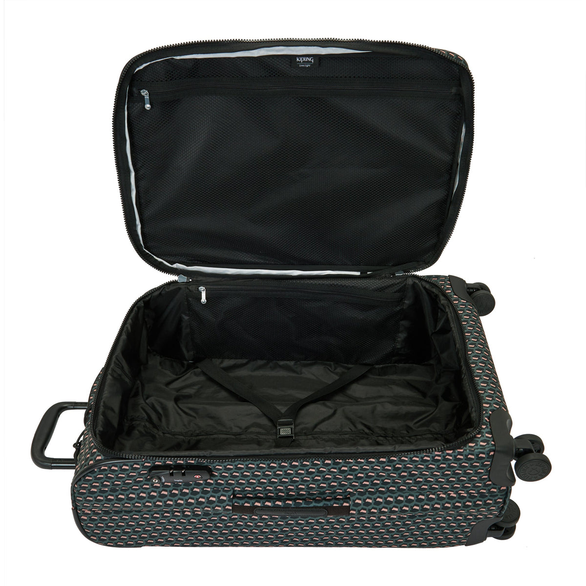 Kipling-New Youri Spin M-Medium Expandable Spinner-3D K Pink-I7788-E1A