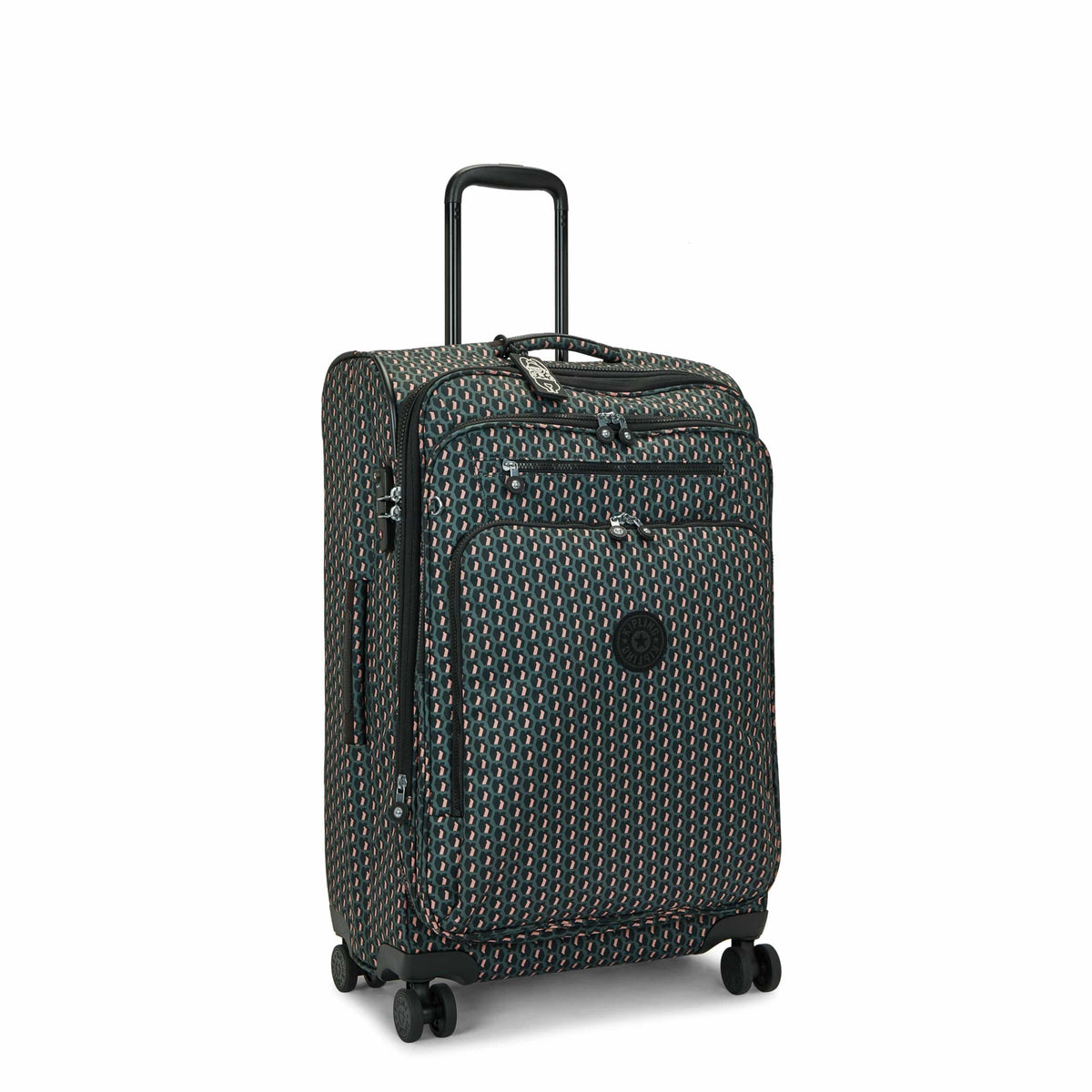 Kipling-New Youri Spin M-Medium Expandable Spinner-3D K Pink-I7788-E1A