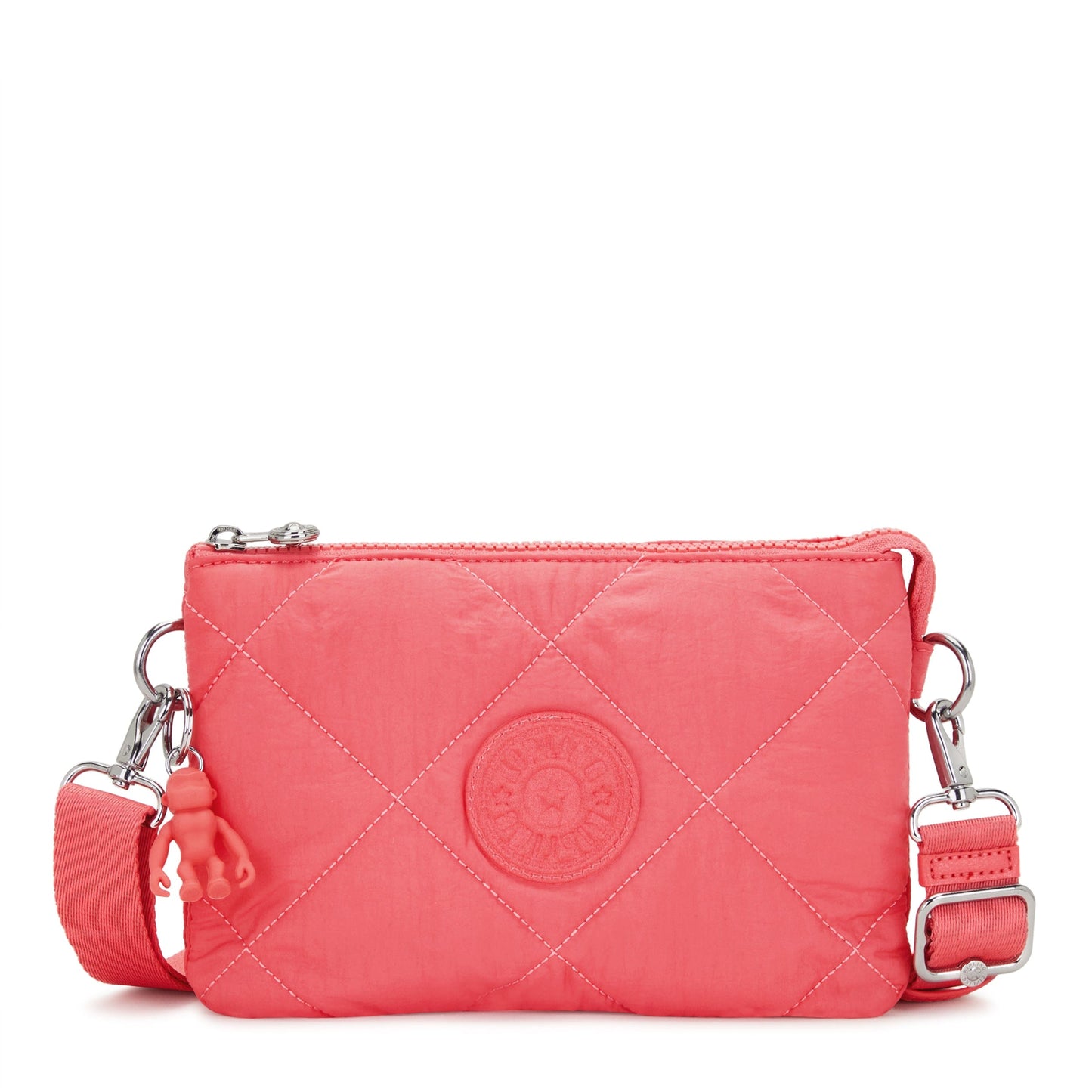 KIPLING-Riri-Small Crossbody-Cosmic Pink Quilt-I7824-66U