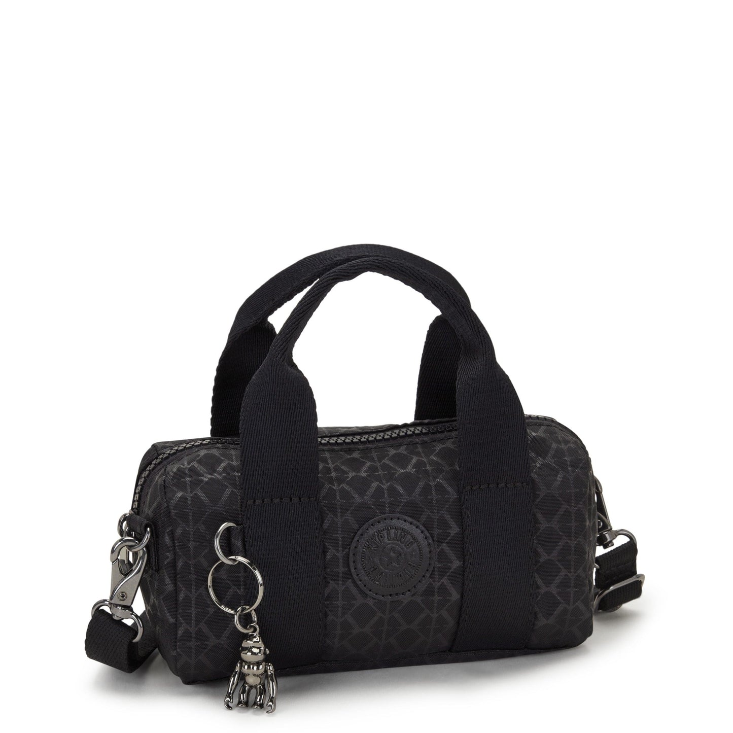 Kipling-Bina Mini-Small Handbag (With Detatchable Straps)-Signature Emb-I7837-K59
