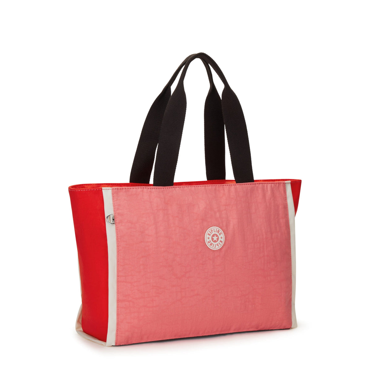 Kipling-Nalo-Large Tote-Tango Pink Block-I7988-S7M