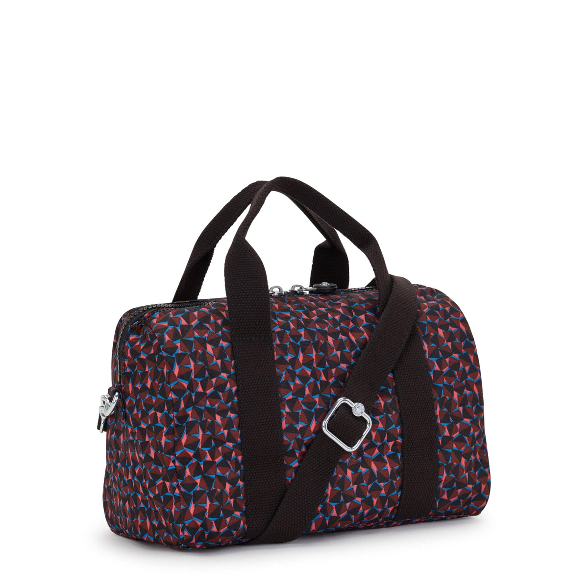 Kipling-Bina M-Medium Handbag (With Detachable Shoulderstrap)-Happy Squares-I7990-B3X