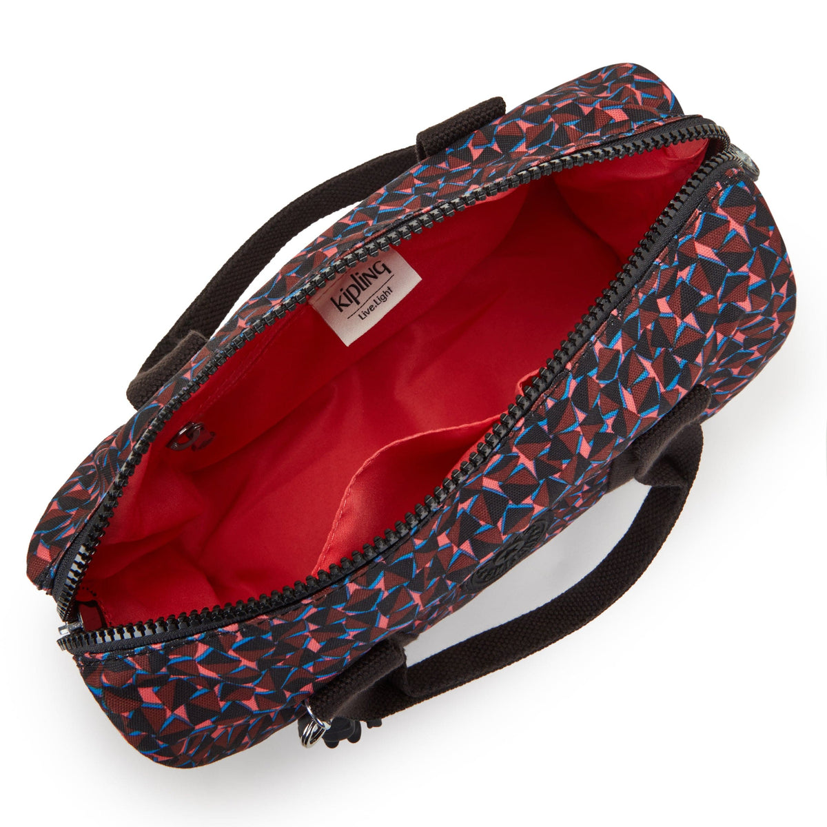 Kipling-Bina M-Medium Handbag (With Detachable Shoulderstrap)-Happy Squares-I7990-B3X