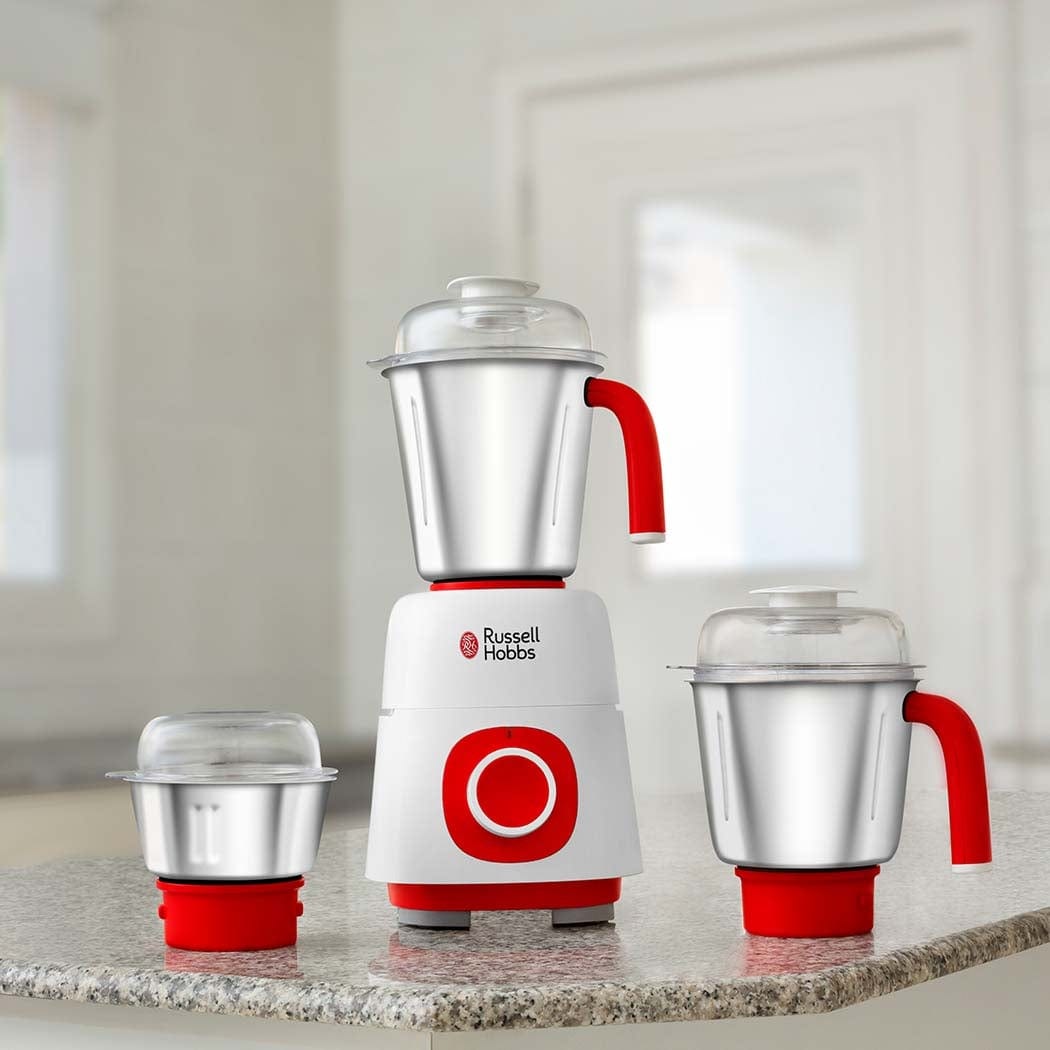 Russell Hobbs Mixer Grinder Power With 3 Stainless Steel Jars 550W - MG42504