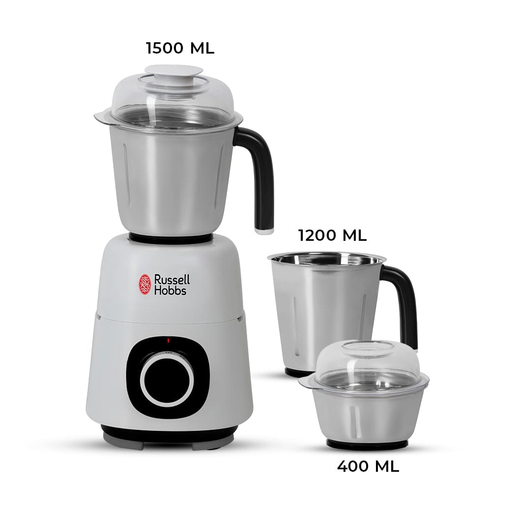 Russell Hobbs Mixer Grinder Supreme With 3 Stainless Steel Jars 750W - MG42505