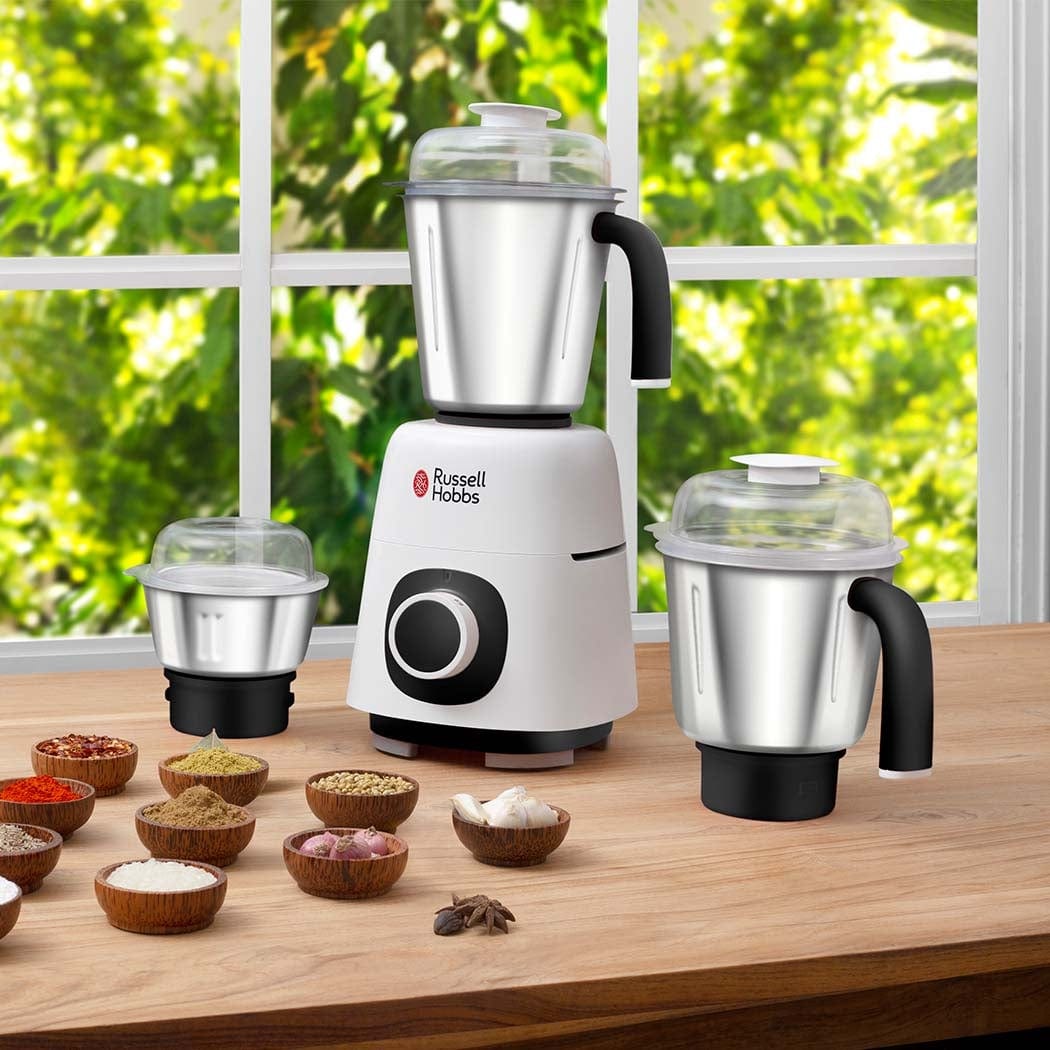 Russell Hobbs Mixer Grinder Supreme With 3 Stainless Steel Jars 750W - MG42505