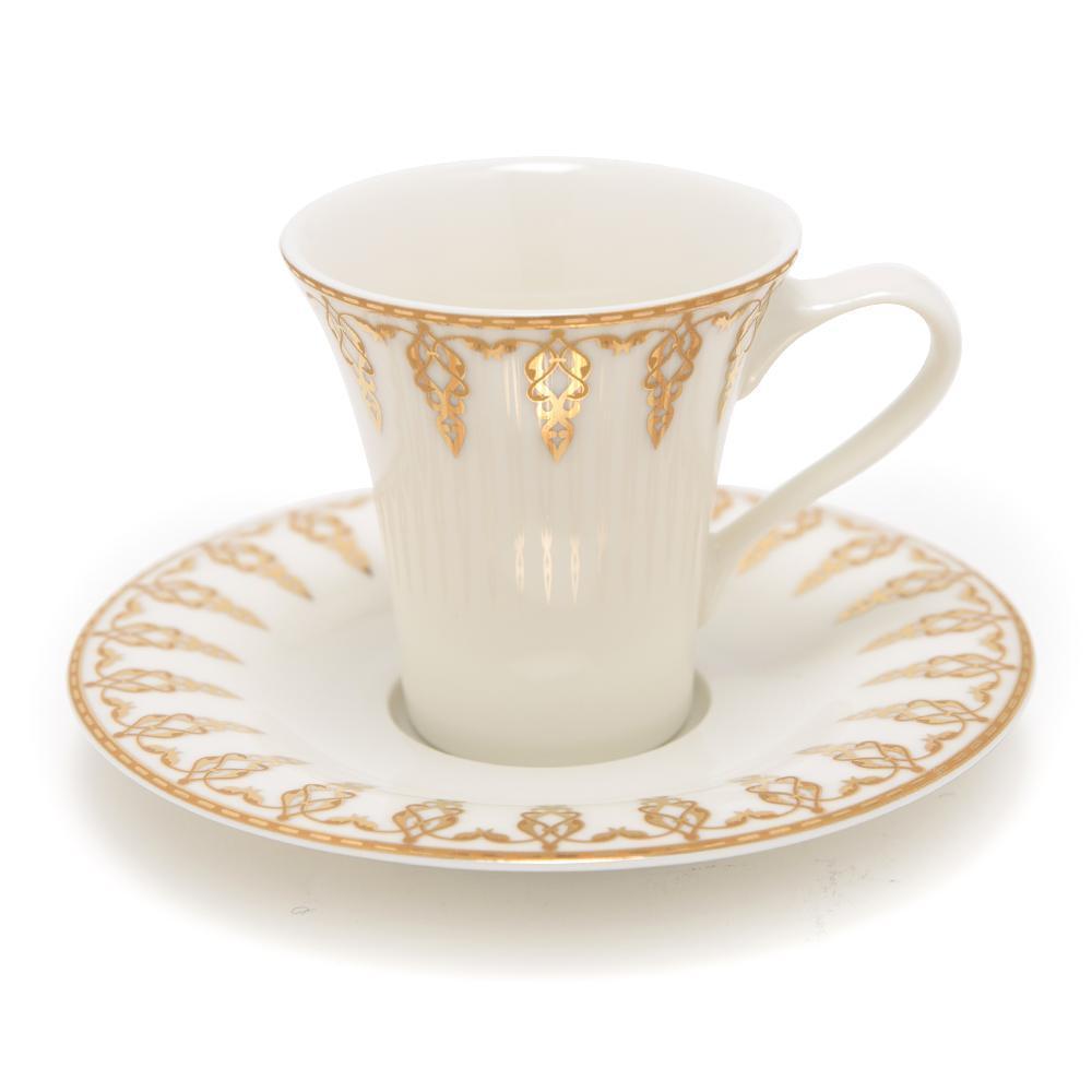 Porland Porselen Firuze Gold Dinner Set - 86 Piece - 04NEW86 - Jashanmal Home