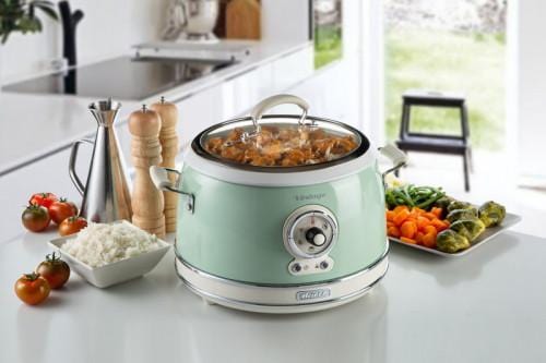ARIETE VINTAGE MULTIPURPOSE RICE COOKER/SLOW COOKER 2904, GREEN