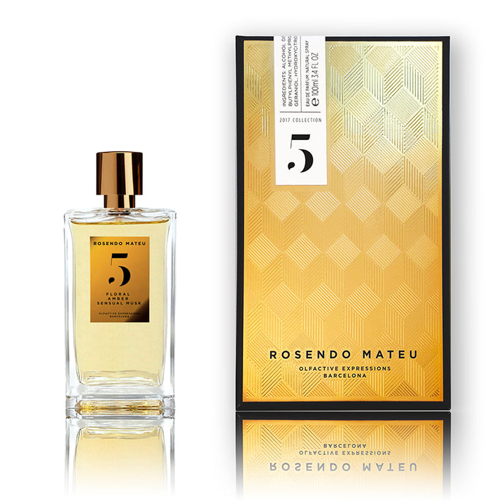Rosendo Mateu No. 5 Floral, Amber, Sensual Musk Unisex Eau