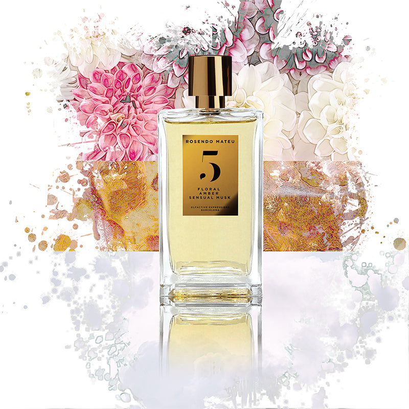 Rosendo Mateu No. 5 Floral, Amber, Sensual Musk Unisex Eau De