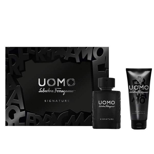 SALVATORE FERRAGAMO OUMO SIGNATURE GIFT SET FOR MEN EAU DE PARFUM 50 Jashanmal Bahrain