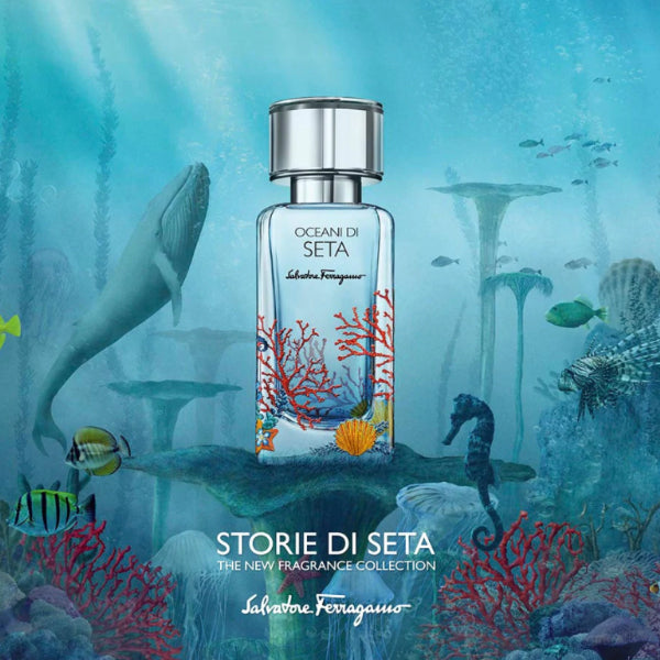 SALVATORE FERRAGAMO  STORIE DI SETA-OCEANI EAU DE PARFUM 100ml NATURAL SPRAY