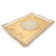 Sezzatini Franco Uberti Oro and Argent Rectangle Tray - 32 x 45 cm - VL-224-4-3323