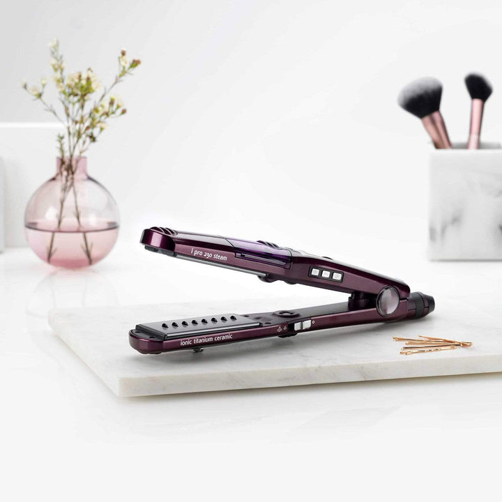 BABYLISS I-PRO 230 STEAM STRAIGHTENER DETANGLE RETRACTABLE COMB