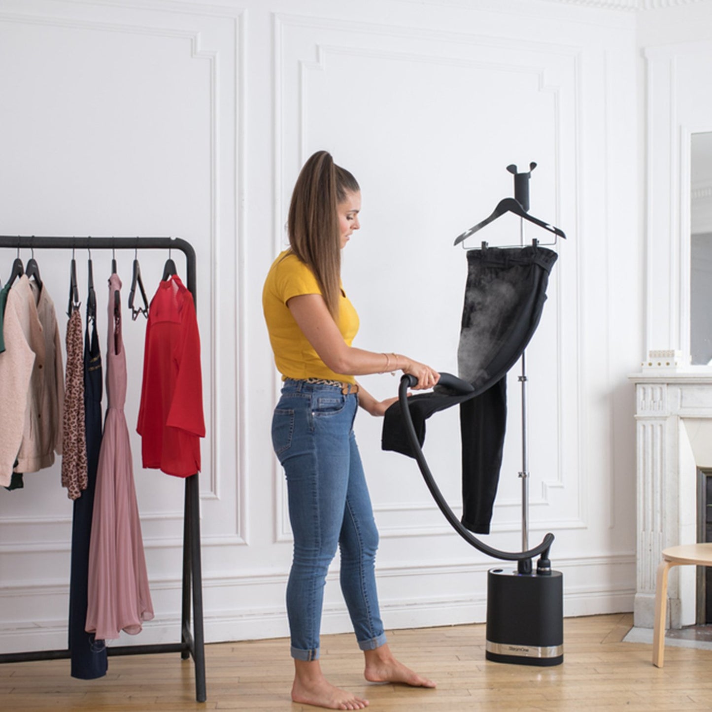 SteamOne Stilys Black Garment Steamer 2000W - ST702SB
