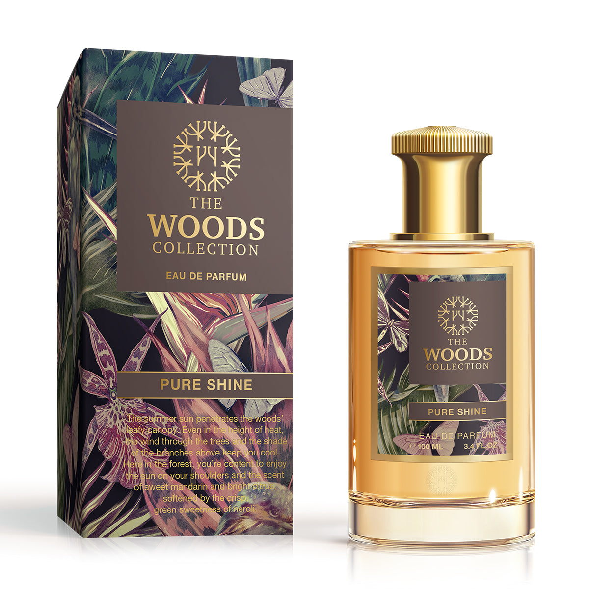 THE WOODS COLLECTION
PURE SHINE
Eau de parfum Unisex 
100 ML Natural Spray