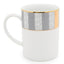 Dankotuwa Porcelain Morgan Coffee Mug - Pastel Pink and Gold - MORG-688