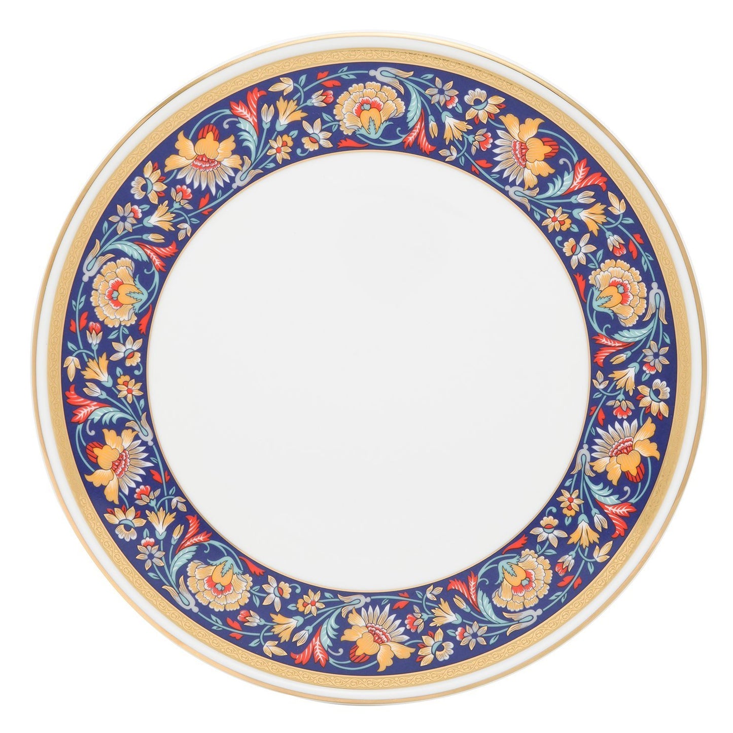 Dankotuwa Porcelain Morgan 1 Tier Cake Stand with Serving - Denim Blue - MORG-904/121/548