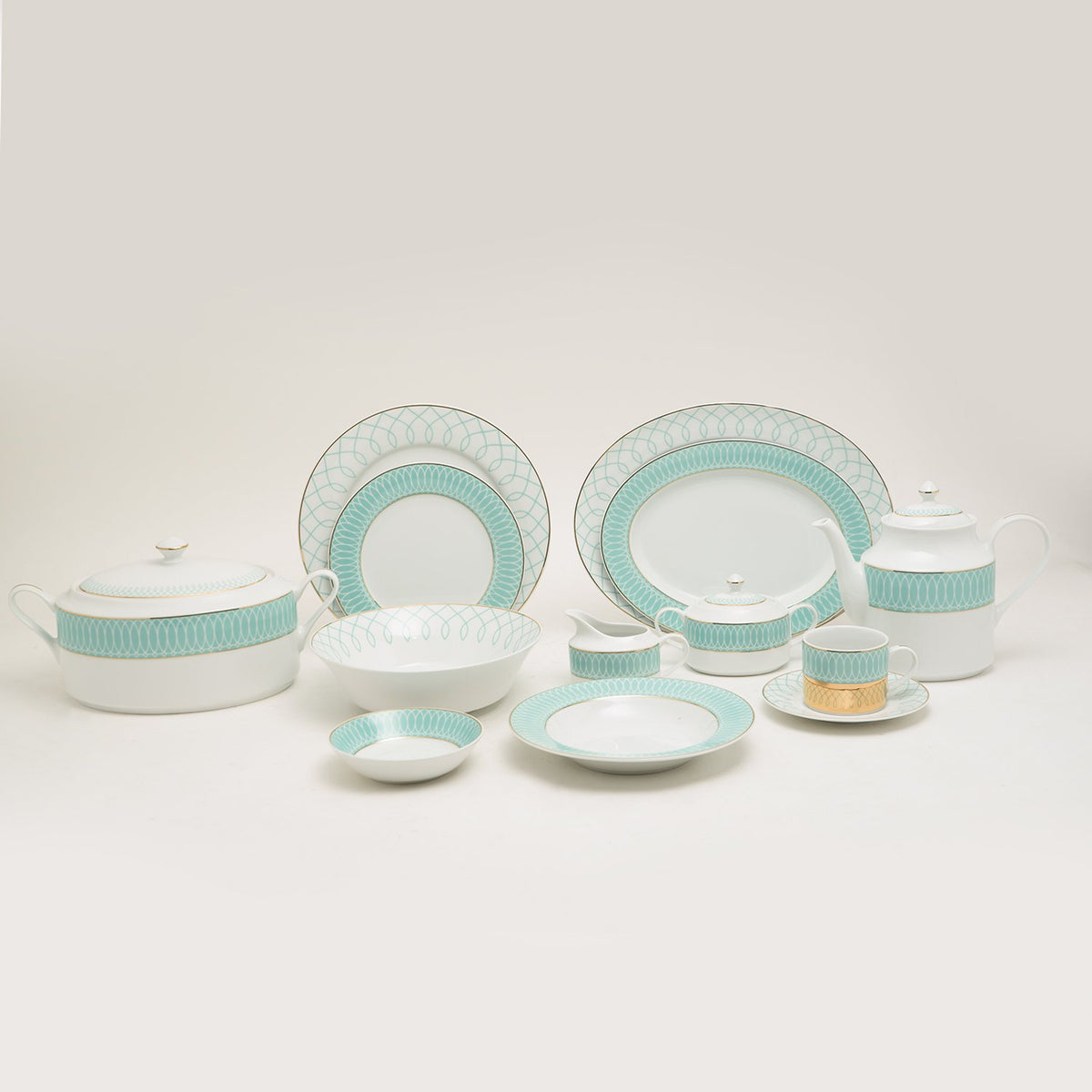 FAIRUZ 59 PIECE DINNER SET - FRUZ-59DS