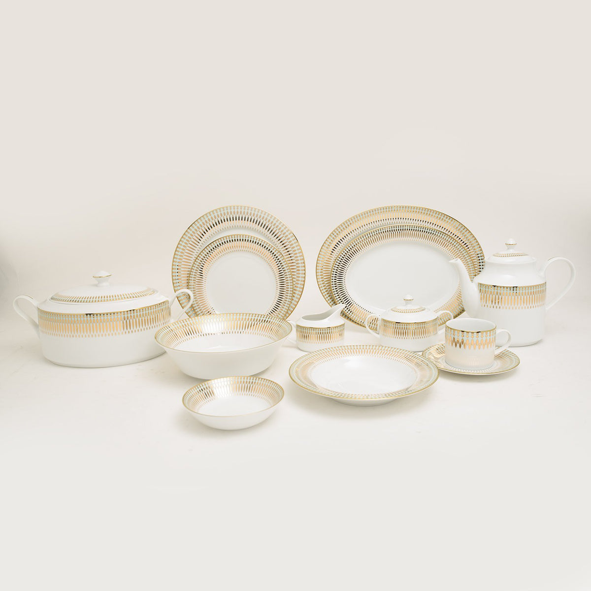 ELEANOR 59PC DINNER SET - ELNR-59DS
