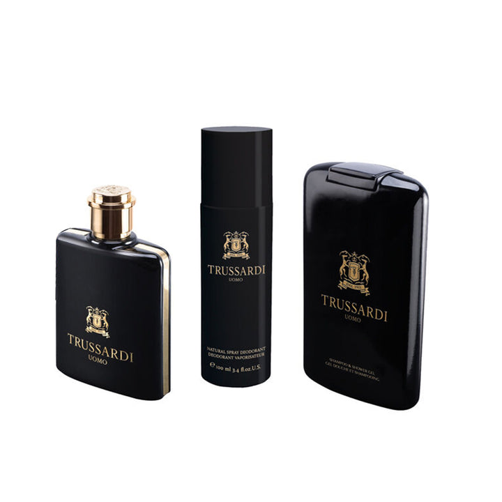 TRUSSARDI 1911 UOMO FOR MEN GIFTSET (EDT 100ML+ SG 200ML DEO