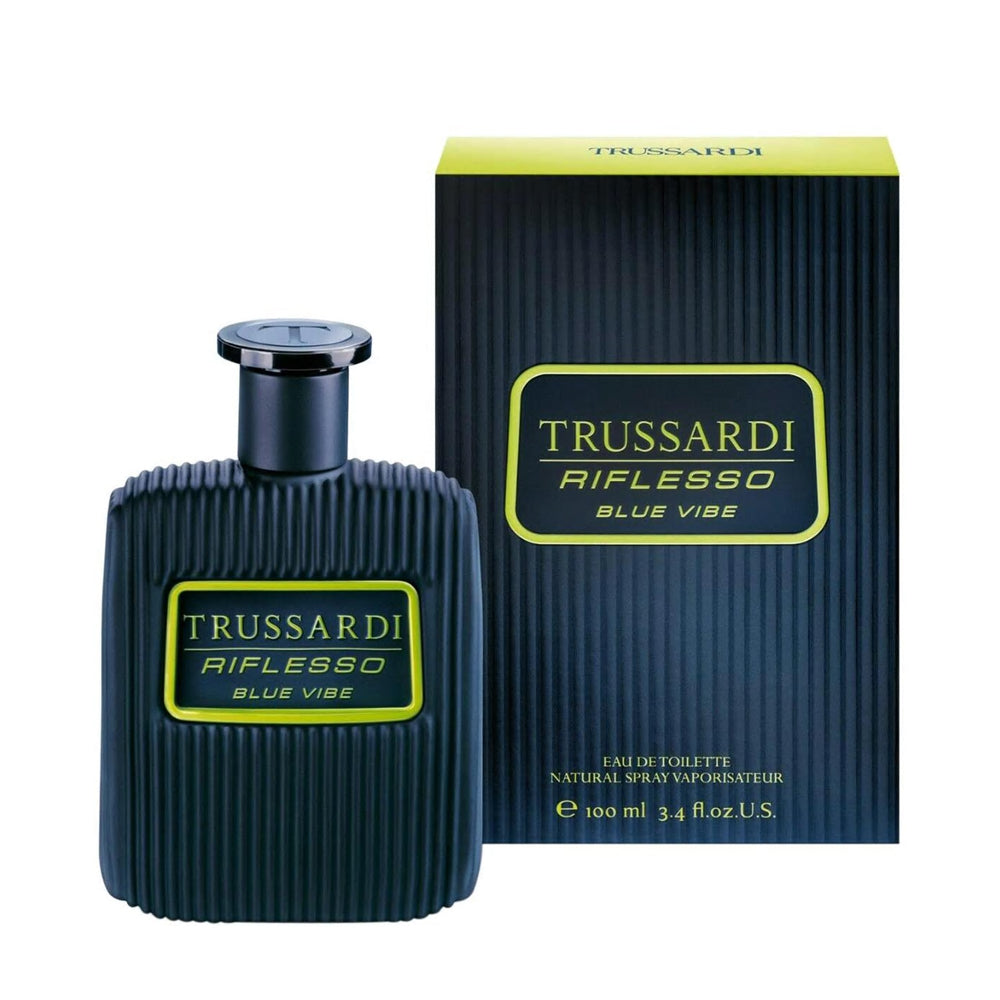 TRUSSARDI RIFLESSO BLUE VIBE MEN  EAU DE TOILETTE 100ML NATURAL SPRAY