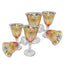 COMBI MILDRED AMBER 6-PC SET LARGE GOBLET 260ML