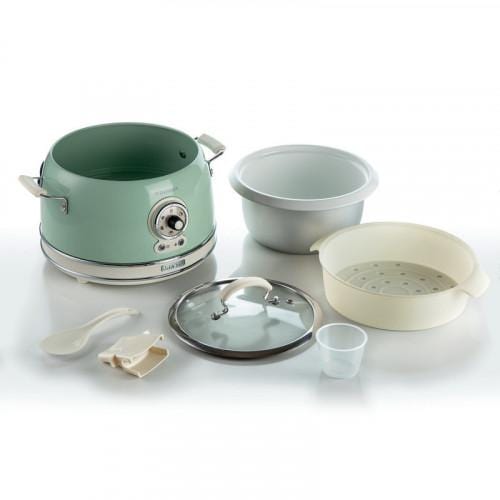 ARIETE VINTAGE MULTIPURPOSE RICE COOKER/SLOW COOKER 2904, GREEN