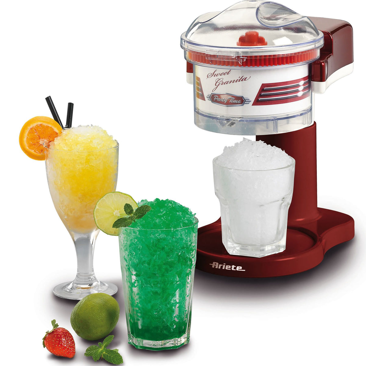 ARIETE PARTY TIME GRANITA  MAKER, RED 0078