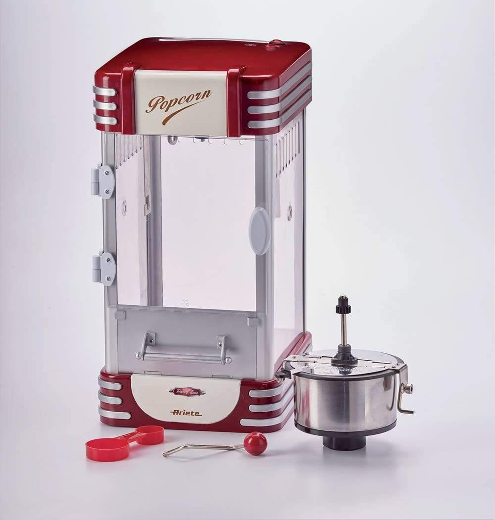 ARIETE PARTY TIME POP CORN MAKER RED 2953