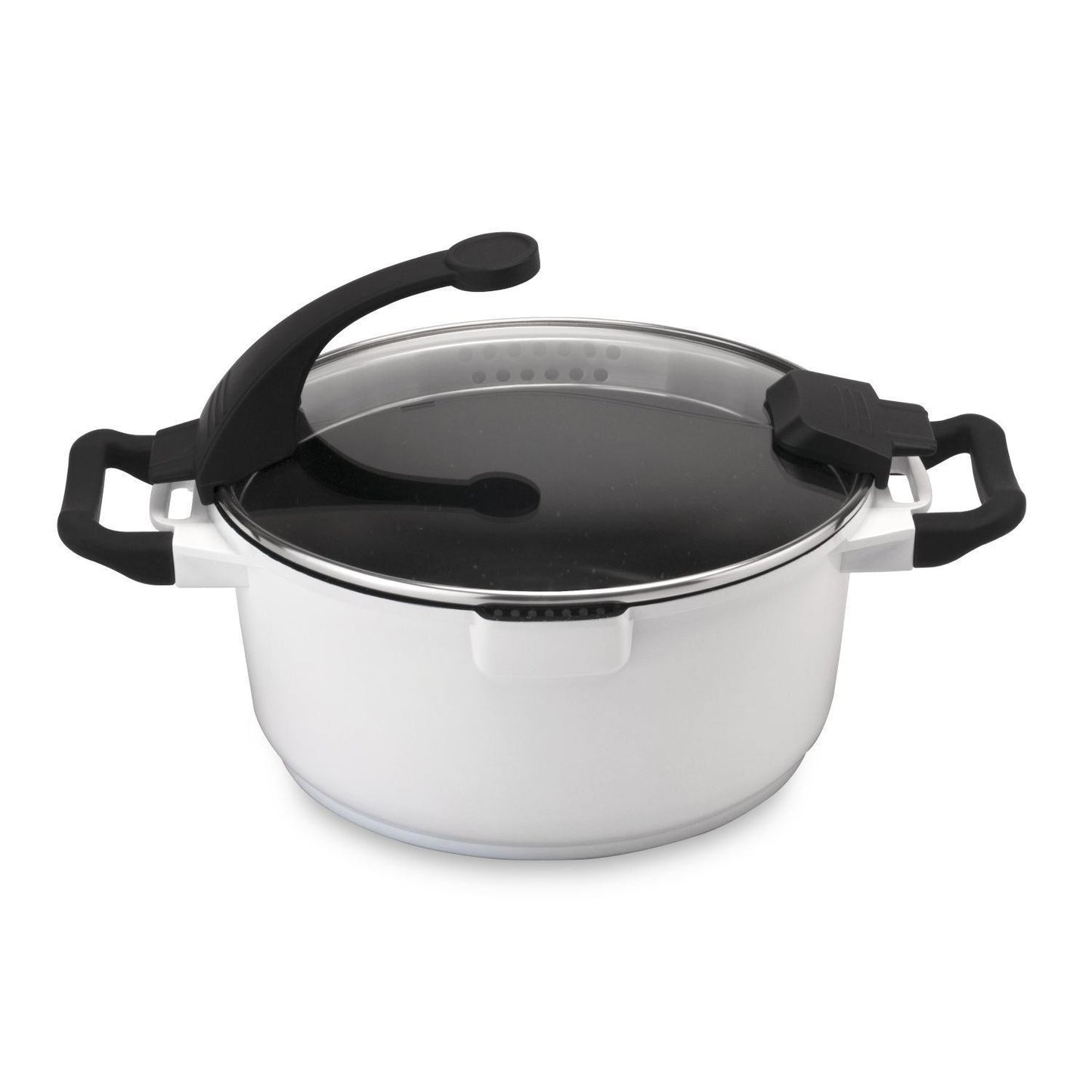 Berghoff Virgo Covered Stockpot - White, 28 cm - 2304916 - Jashanmal Home