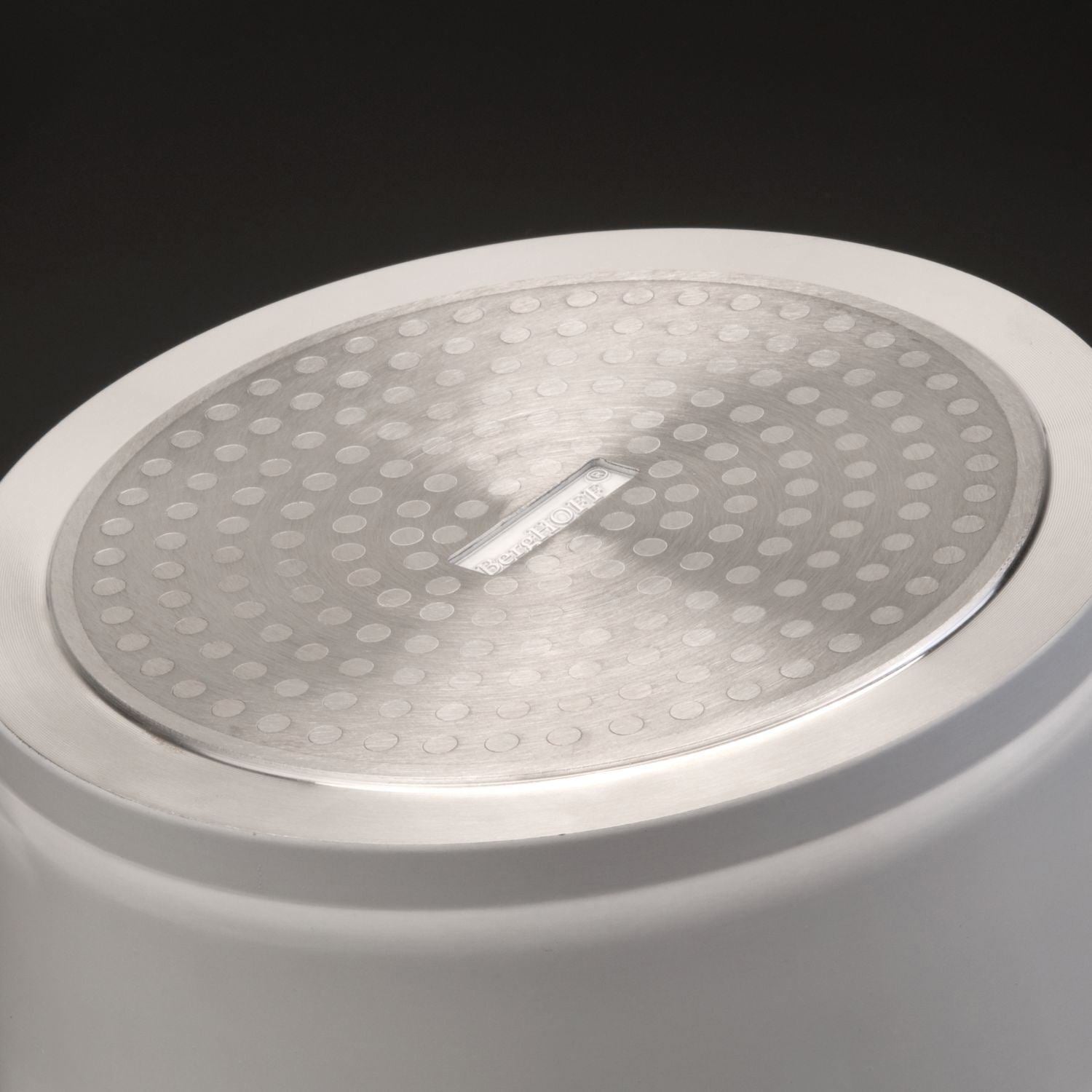 Berghoff Virgo Covered Stockpot - White, 28 cm - 2304916 - Jashanmal Home