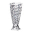 Bohemia Crystal Glass Footed Facet Vase - 37.5 cm - 5390928