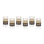 Combi Mavis Black Short Tumbler - Clear and Gold, Set of 6 - G534Z-BLK-27/1