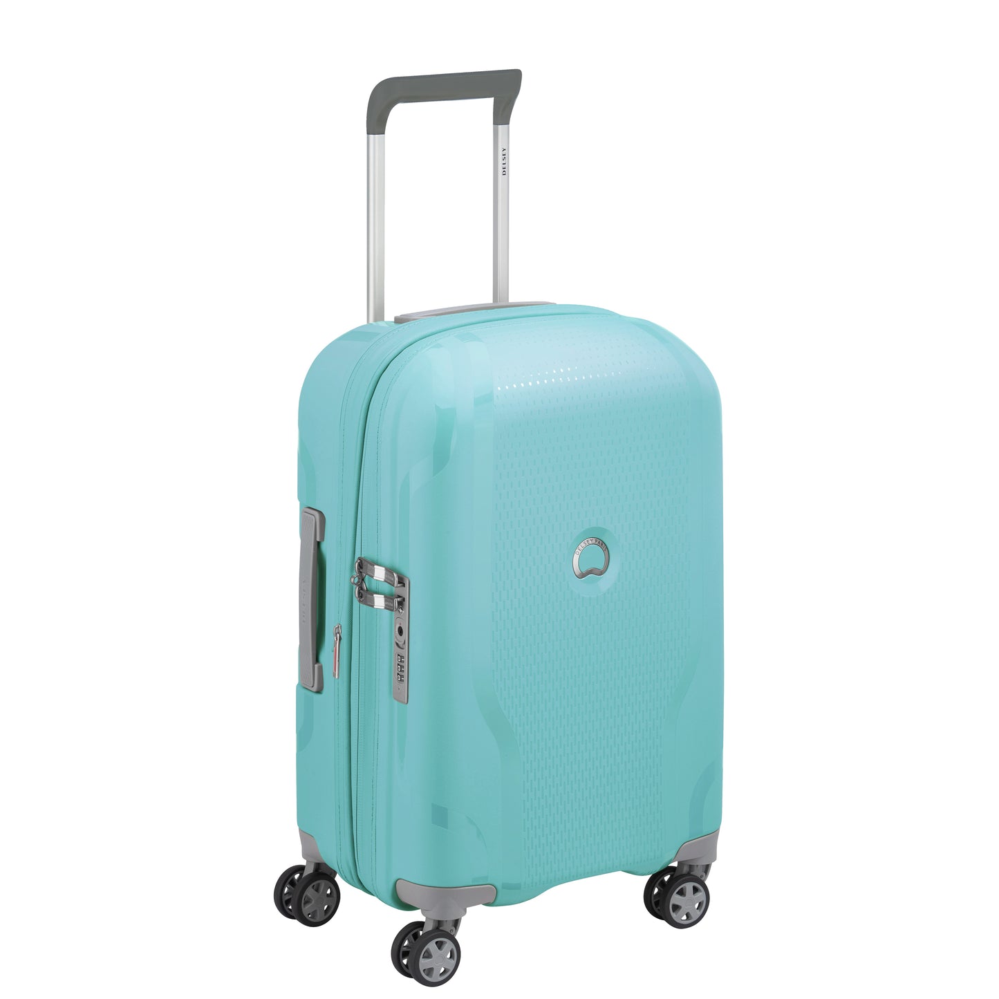 Delsey Paris Clavel Expandable 55cm Grey Blue Luggage